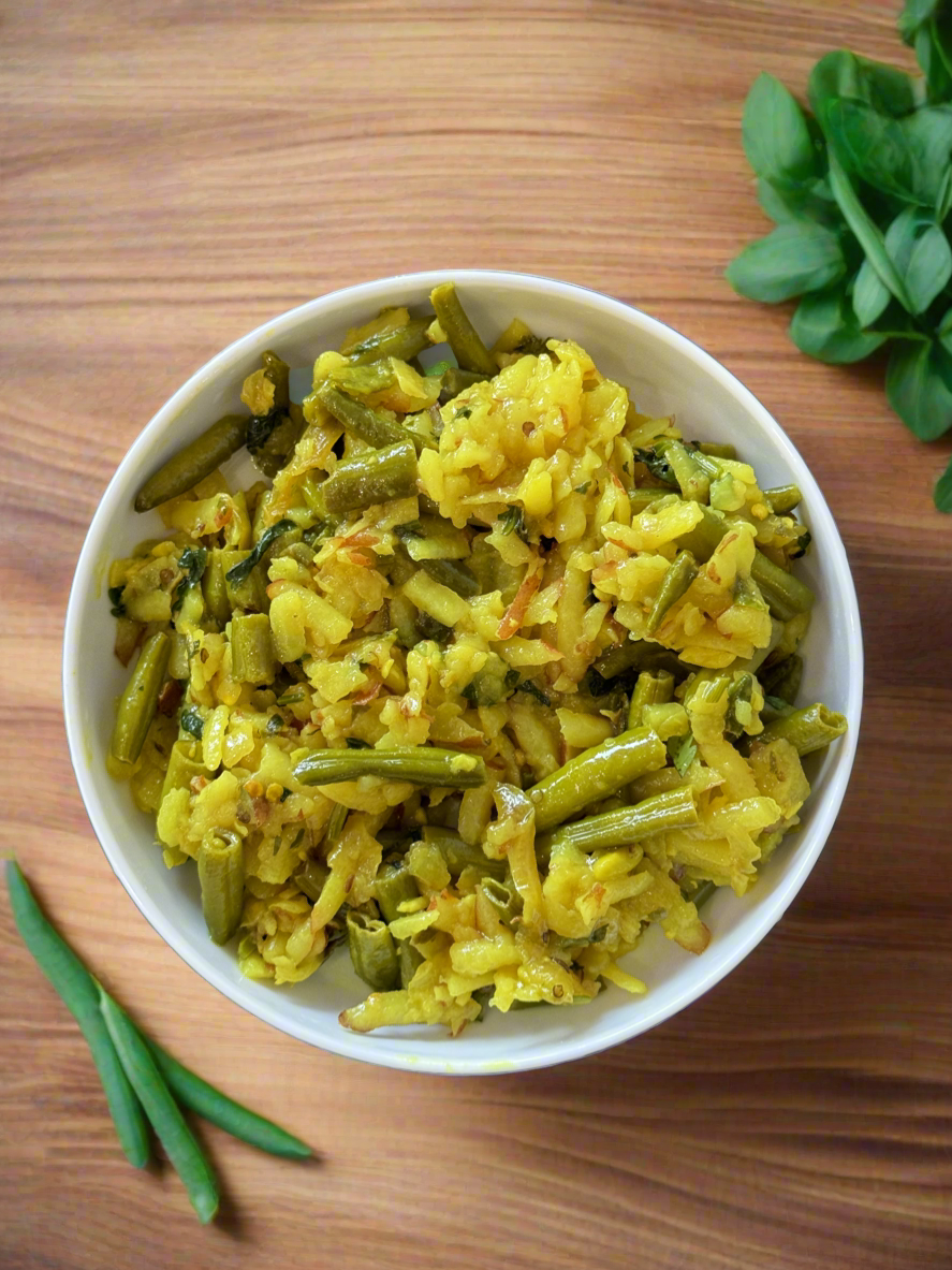 Mixed Vegetable (Green bean and potato) 3 servings