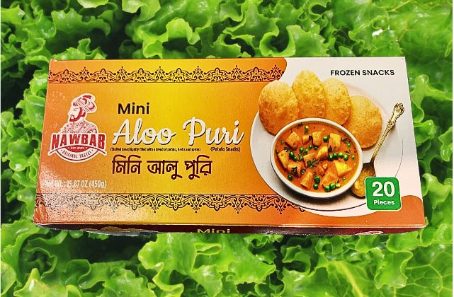 Nawbab Mini Aloo Puri - 20 pc