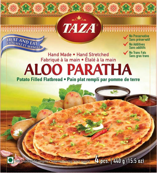 Taza Aloo Paratha- 4 Pcs -NYC