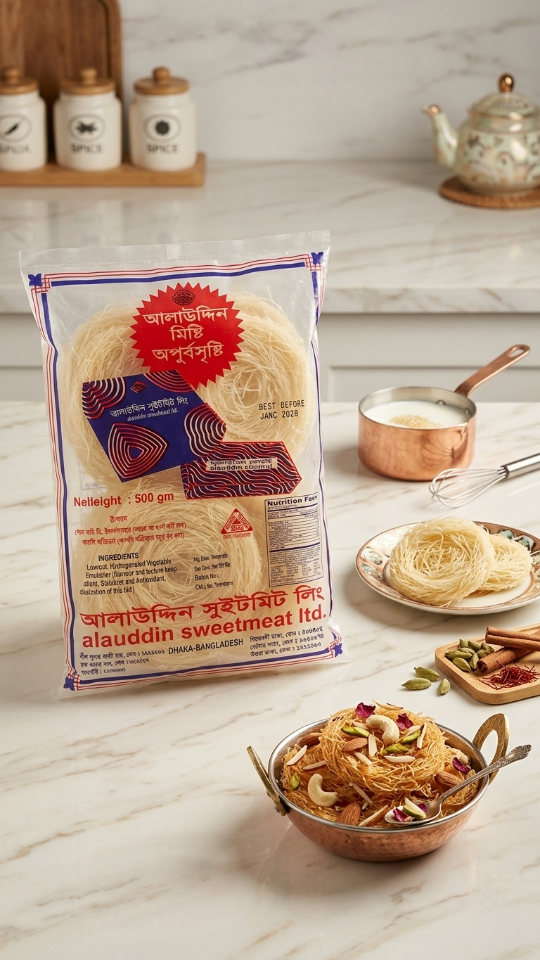 Alauddin Lachcha Shemai-500gm -NYC
