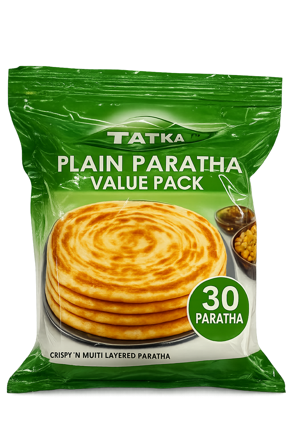 TATKA Plain Paratha(Value Pack)-30pc