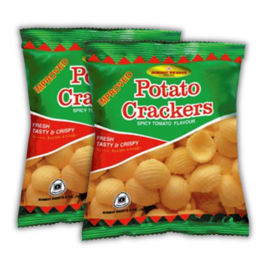 Bombay Sweets Potato Crackers-Combo Pack (2 pcs) -NYC