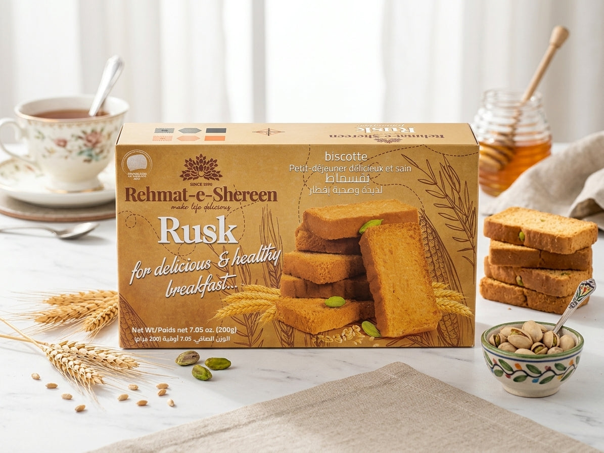 Rehmat-e-Shereen Rusk (Biscuit)-200g