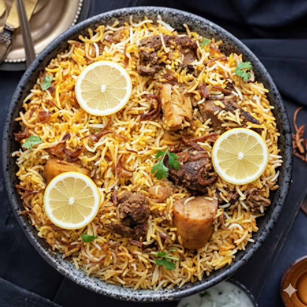 Naga biriyani- (Goat)
