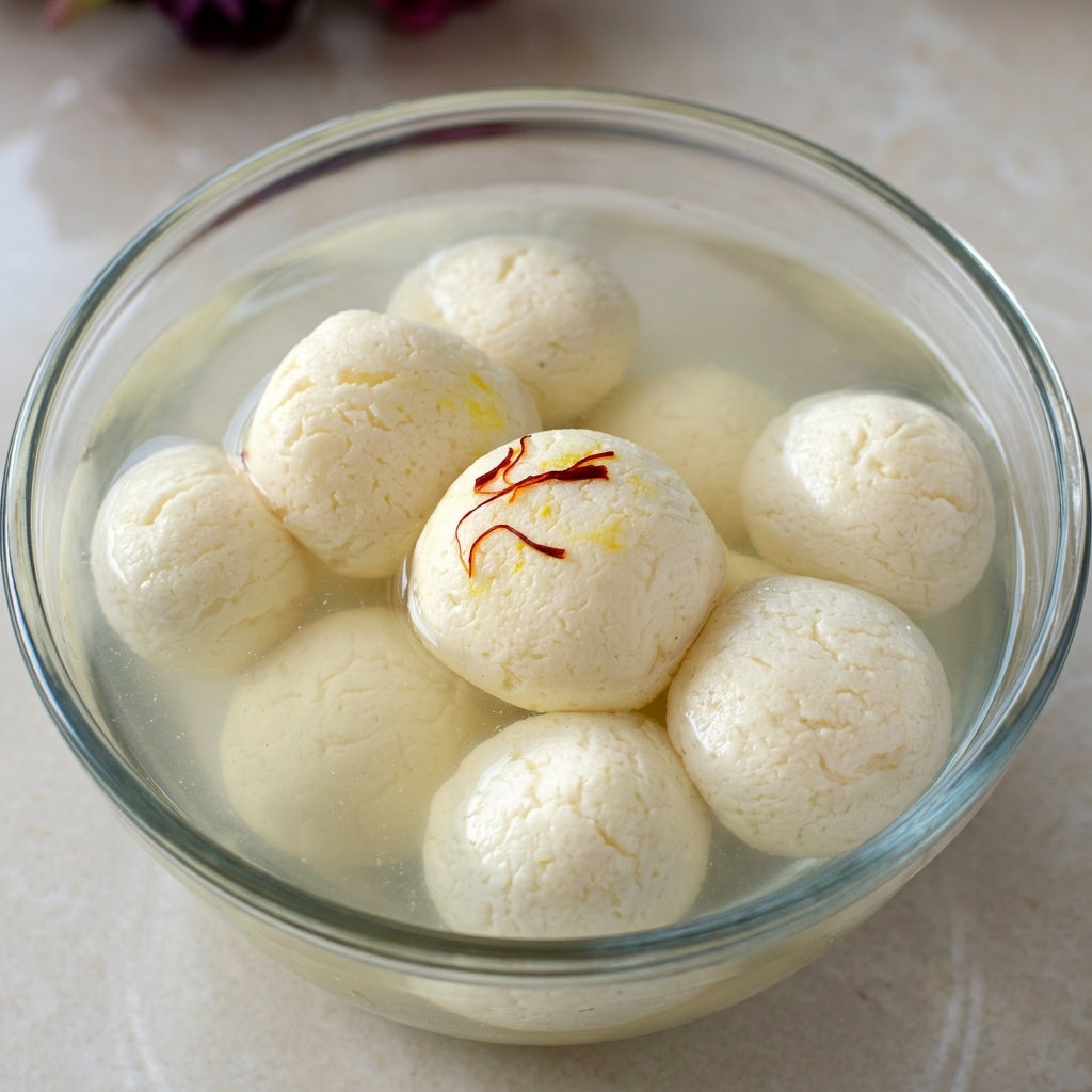White Sponge Roshogollah — 6 pcs