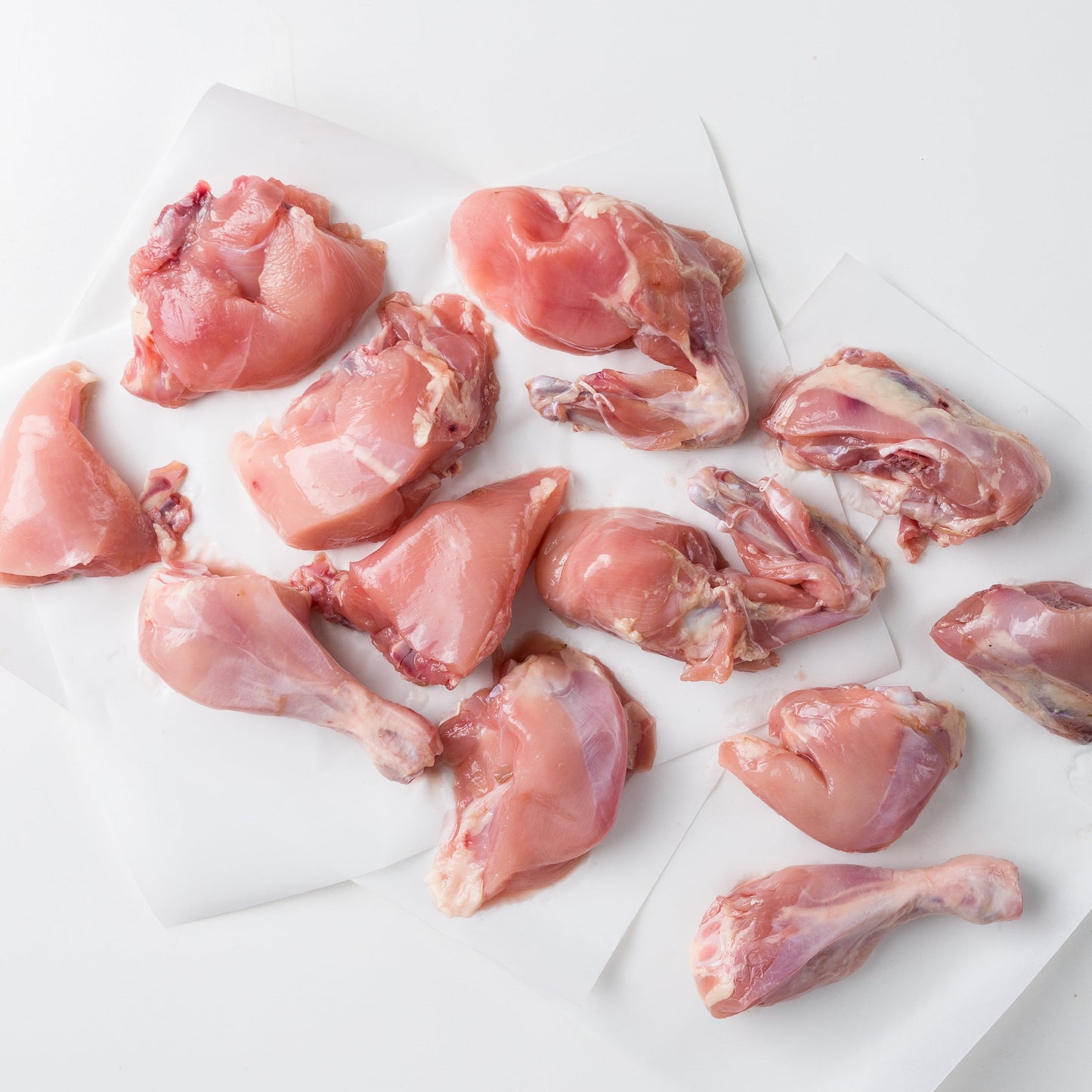 Whole Live Red Desi chicken (5.2 - 5.5 lb) (clean and cut)