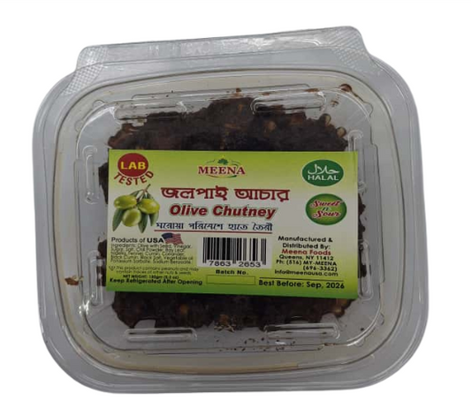 Meena Olive Chutney - 160 gm