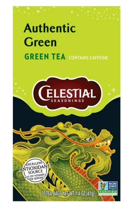 Celestial Seasonings Authentic Green Tea –NYC