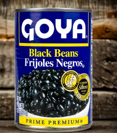 Product Name: Goya Black Beans – 15.5 oz Can -NYC