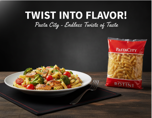 Pastacity Rotini Macaroni – 16 oz (1 lb / 454 g) -NYC