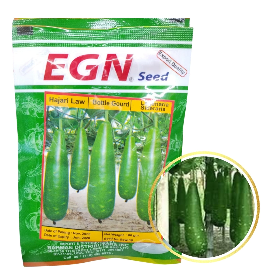 Bottle Gourd Seed (লম্বা লাউ বীজ) -NYC