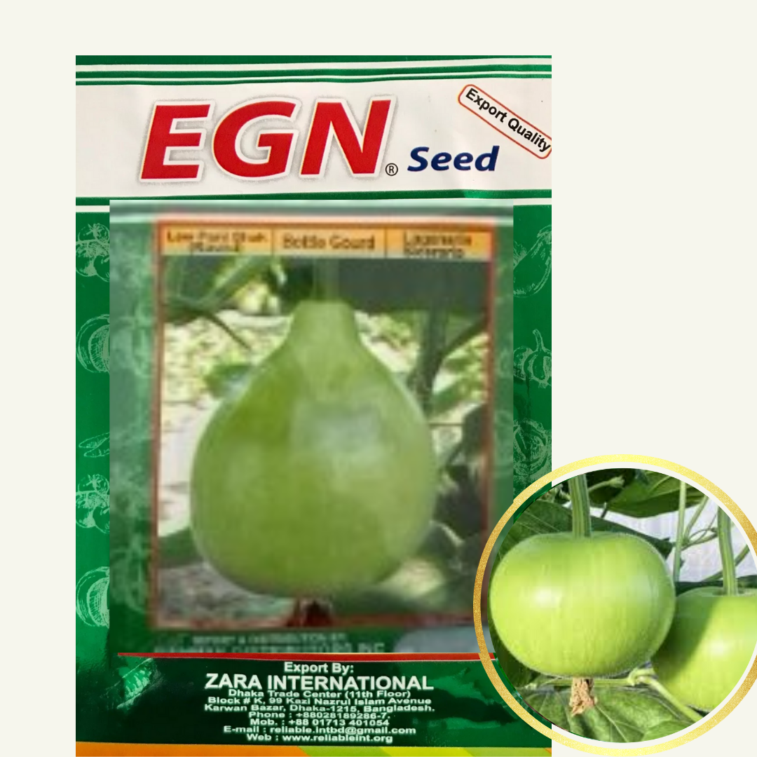 Bottle Gourd (Round) Seed(গোল লাউ বীজ)