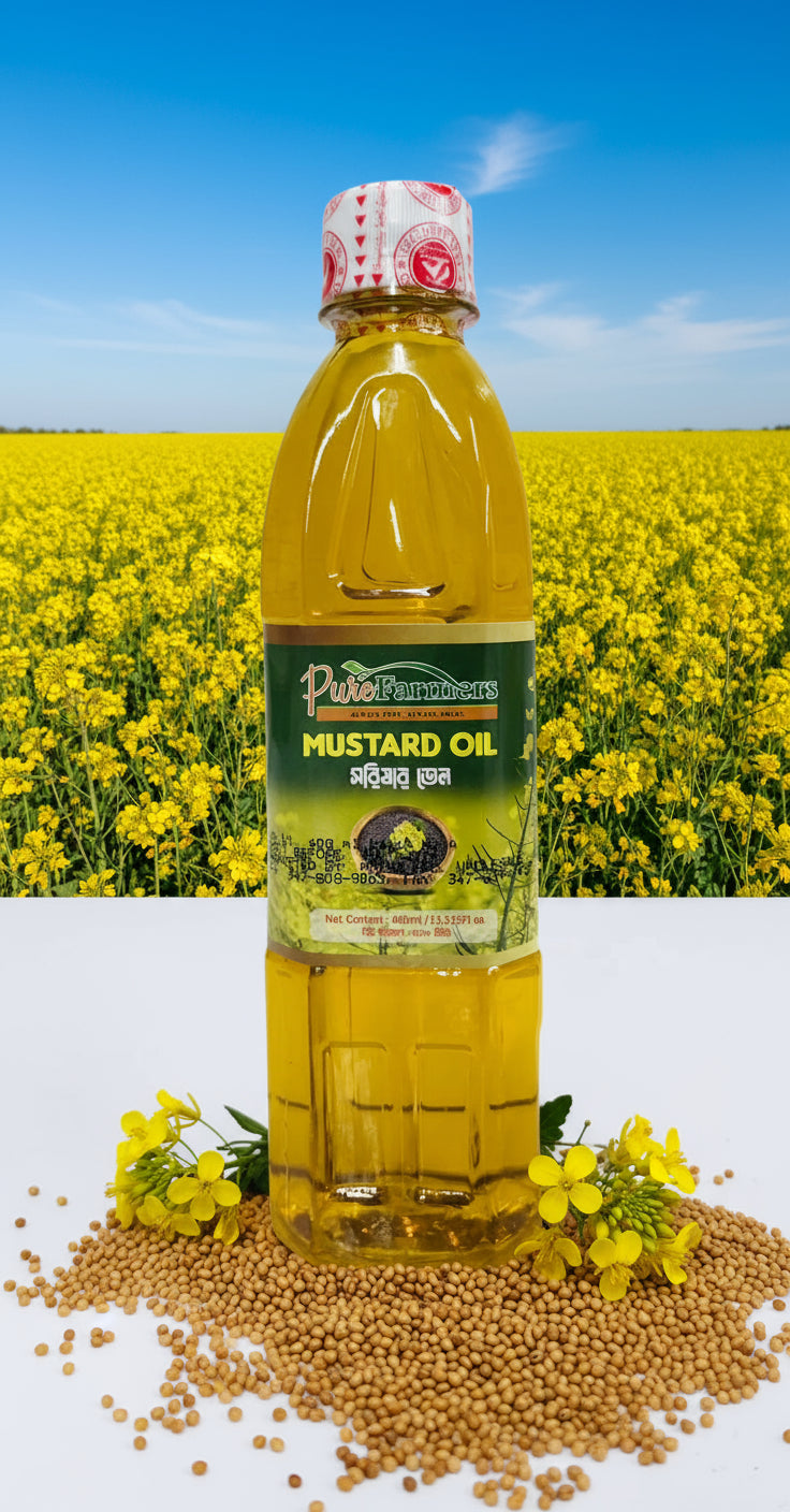 Pure Farmers Mustard Oil-500ml -NYC