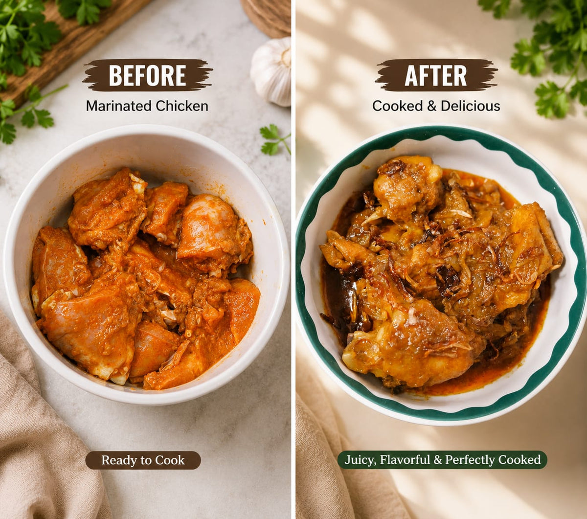 Marinated Red Baby Chicken