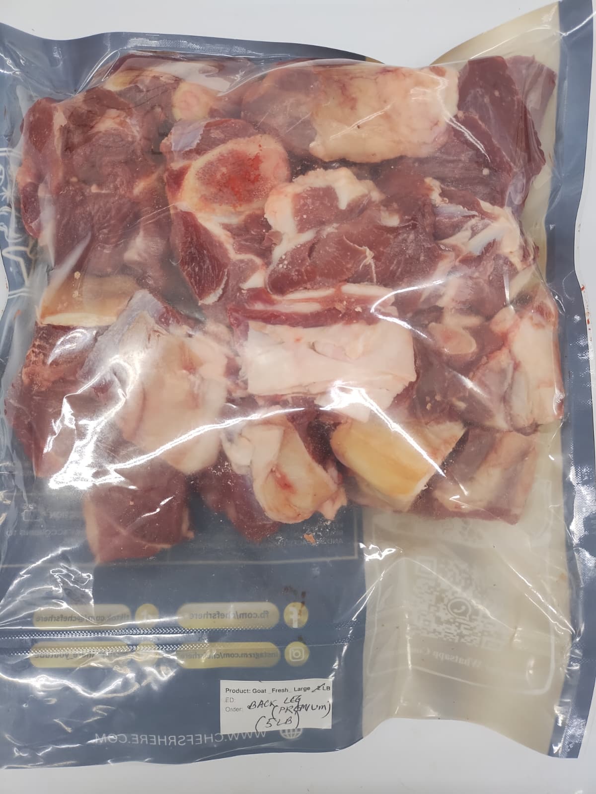 Goat Premium Back Leg-5 lb