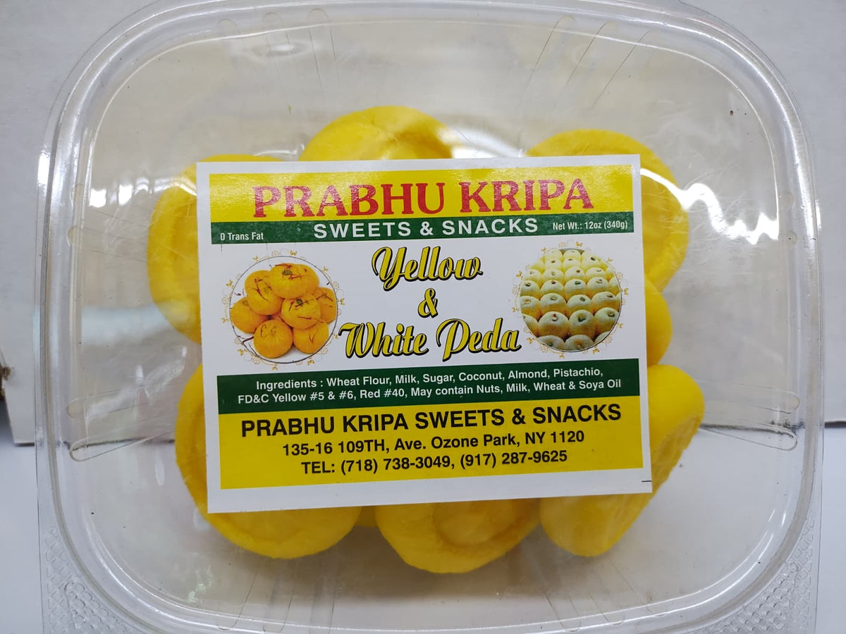 Yellow & White Peda