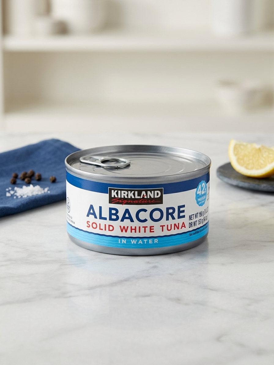 Kirkland Signature Albacore Solid White Tuna in Water (7 oz Can)