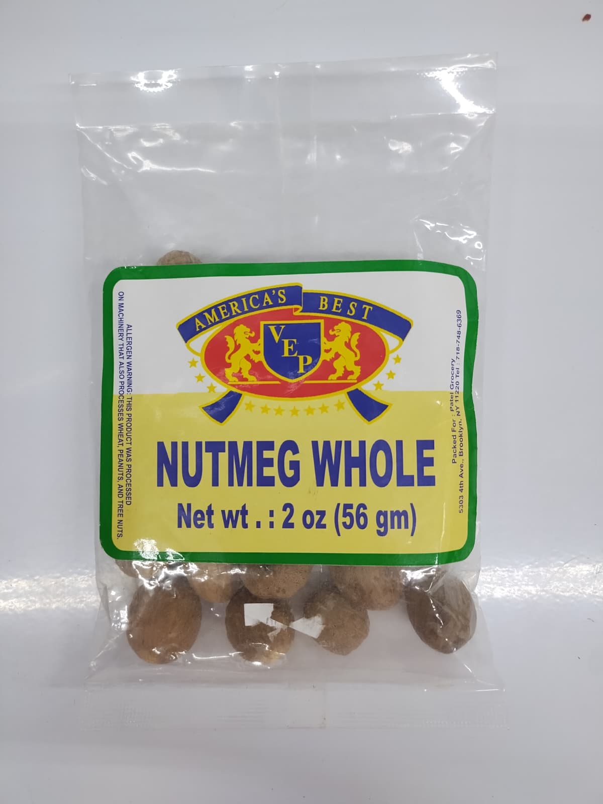 America's Best Nutmeg Whole-56 gm-NYC