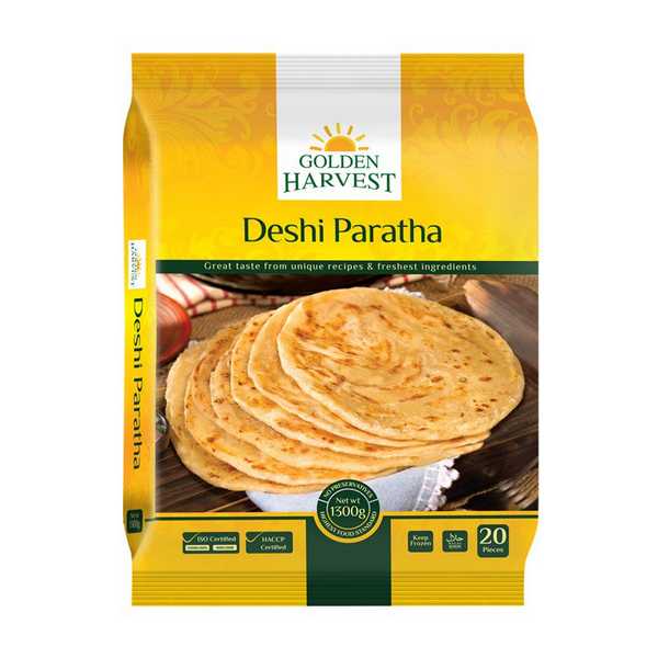 Golden Harvest Deshi Paratha (Frozen) - 30 pc