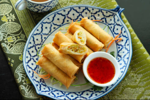 Moja Air Fry/Bake Ready Vegetable Mini Spring Roll (frozen)- 15 pc -NYC
