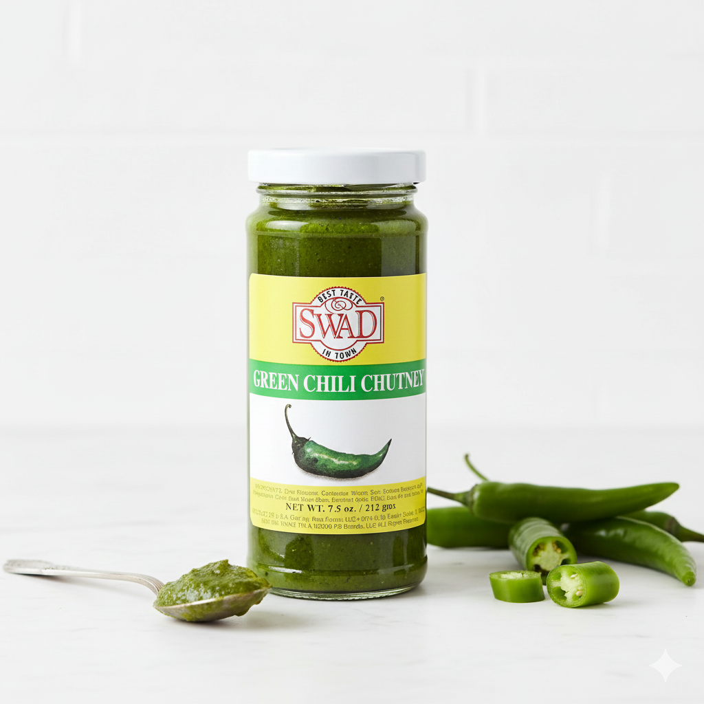 Swad Green Chili Chutney-NYC