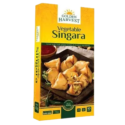 Golden Harvest Vegetable Singara (Frozen)-10PC