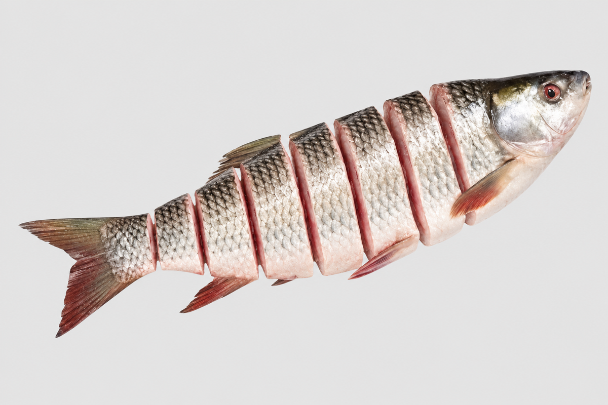 Rohu (Rui) Fish - 8 kg