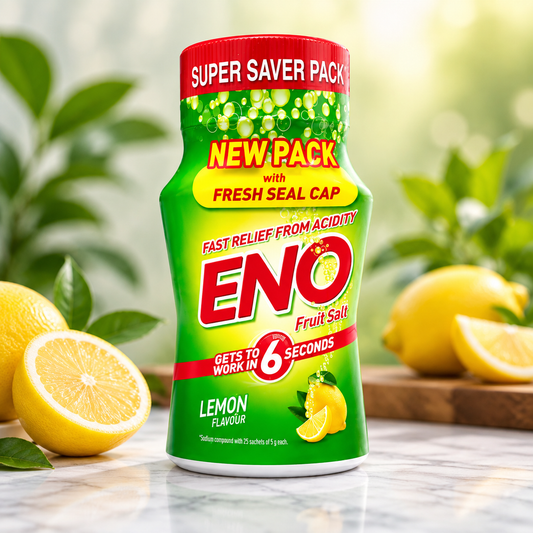 ENO Fruit Salt Lemon Flavour-3.5 oz