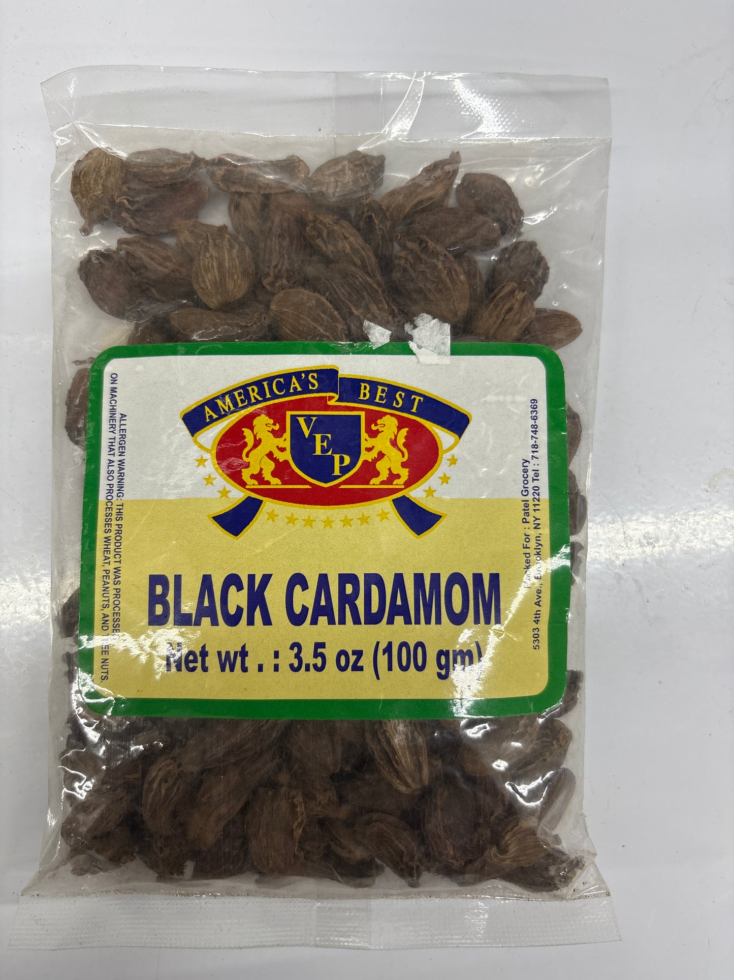 America's Best Black Cardamom-100 gm-NYC