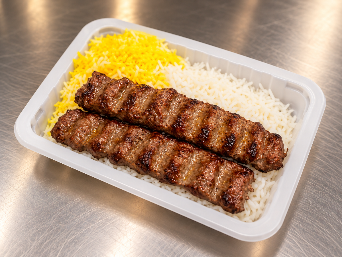 Beef Koobideh Kebab with Persian Rice-1
