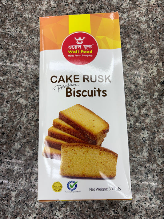 Well Food Cake Rusk 300g