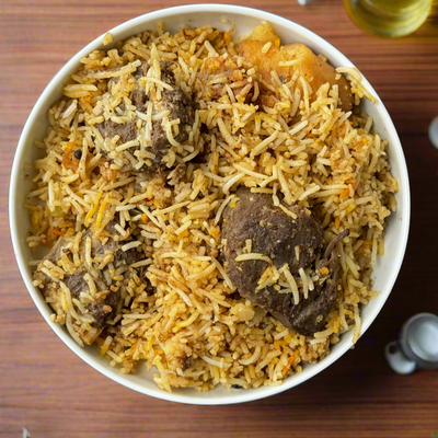 Beef Biden Biriyani (generous 1 serving)