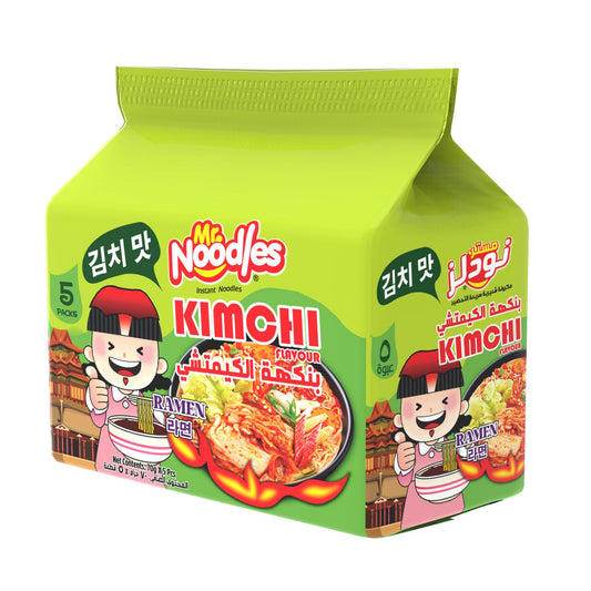 PRAN Mr.Noodles Kimchi Flavor Noodles-(5PC)