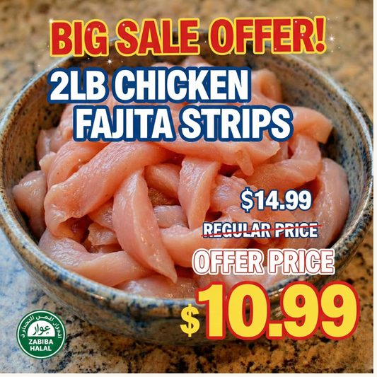 Chicken Fajita Strips 2 lb – Big Sale Offer!!