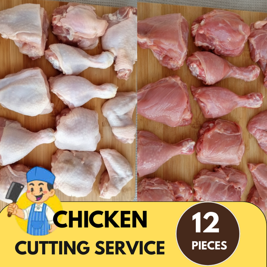 Chicken Cutting Service – (For 3 Chickens, 12 pieces Each)