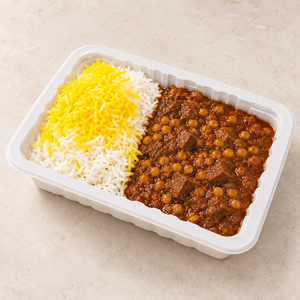 Gheymeh (Persian Split Pea Beef Stew) with Persian Rice