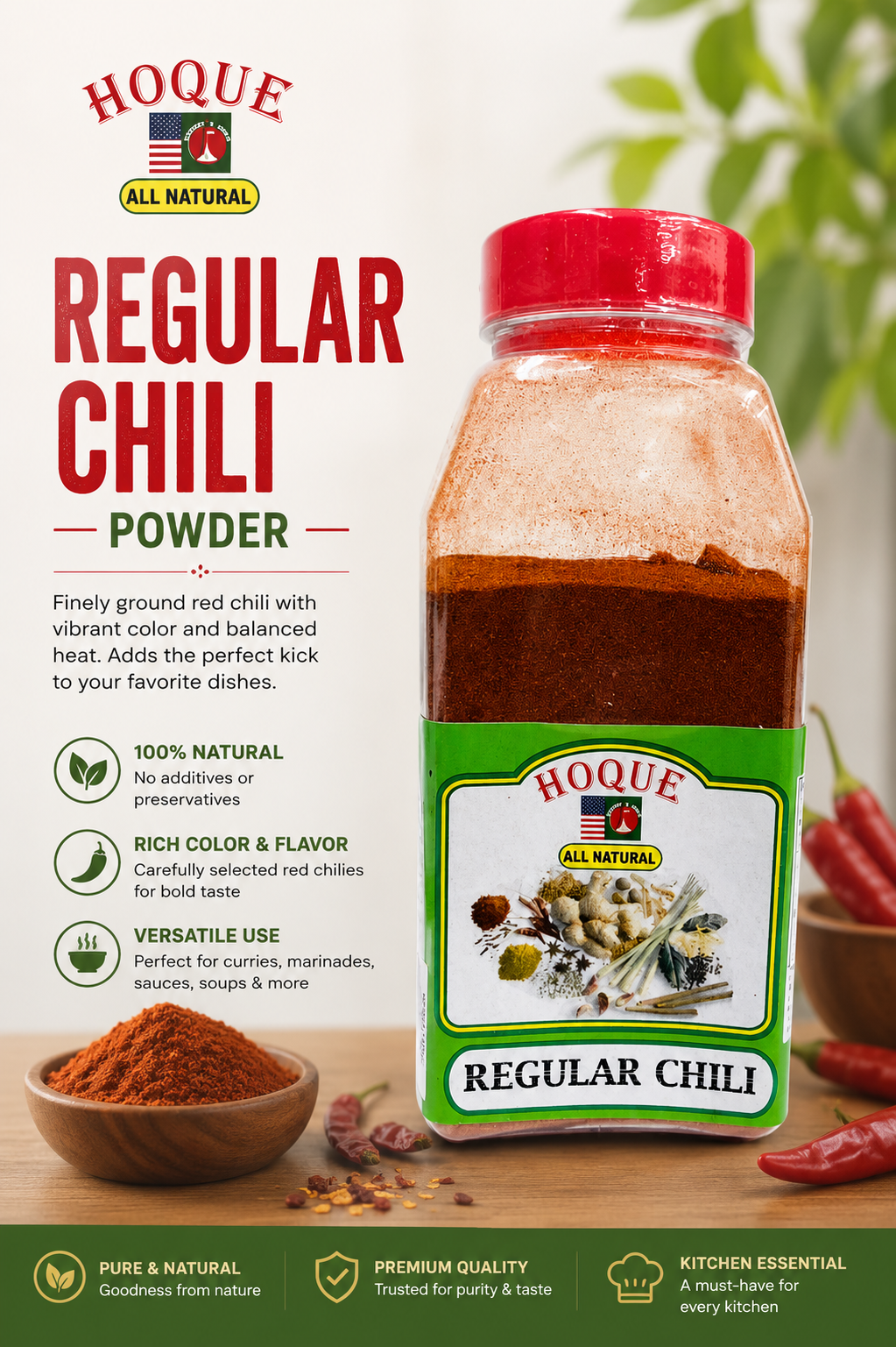Hoque Regular Chilli - 12oz