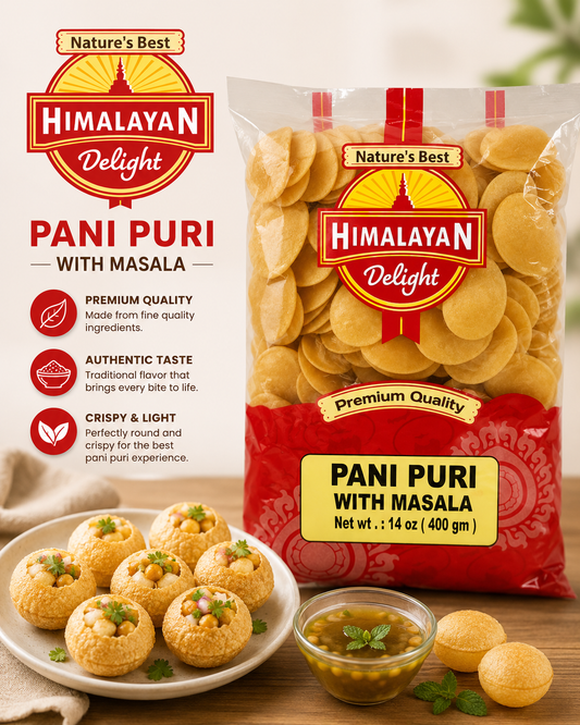 HIMALAYAN Delight Pani Puri - 400 gm