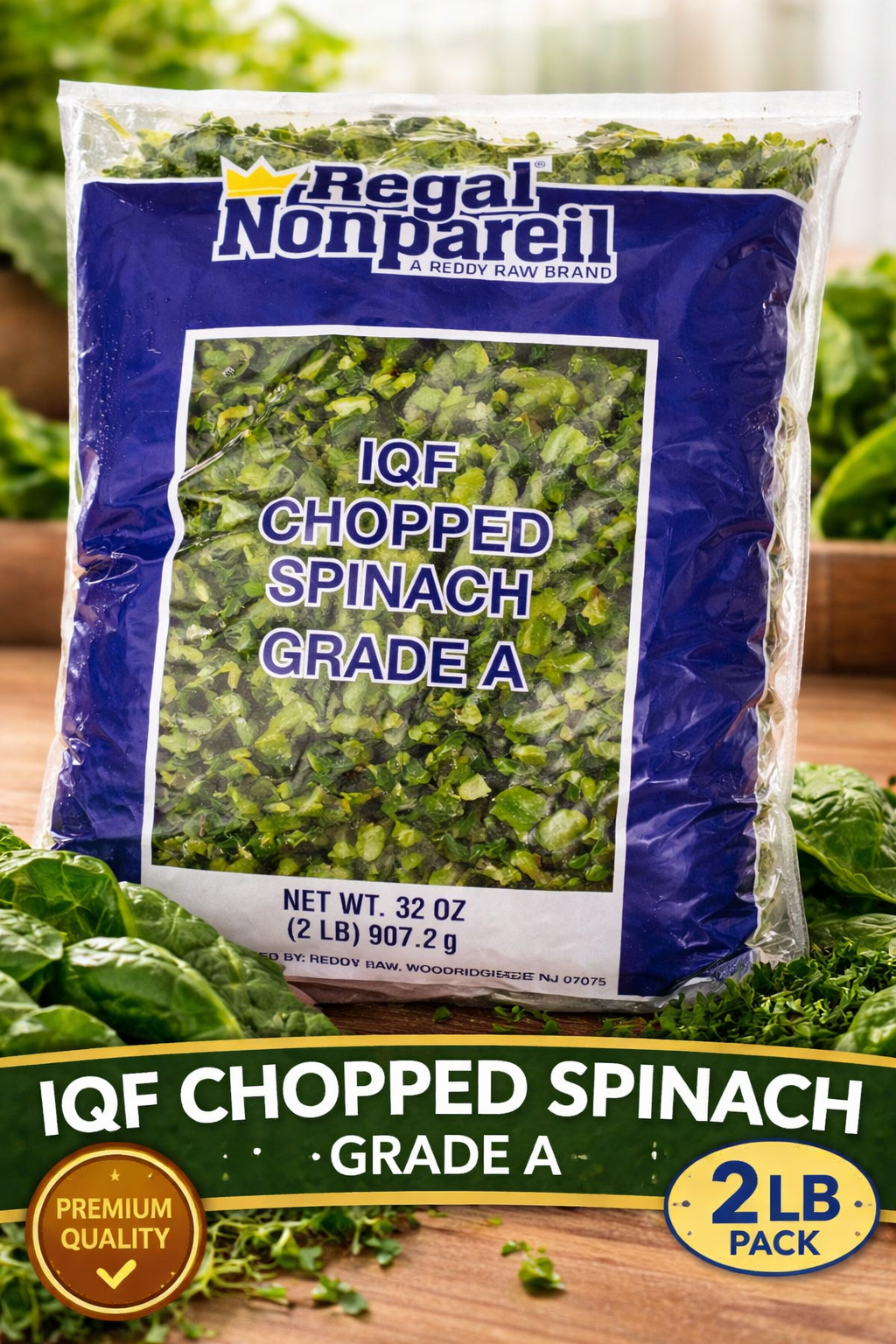 REGAL Chopped Spinach (Frozen) - 2 lb-NYC