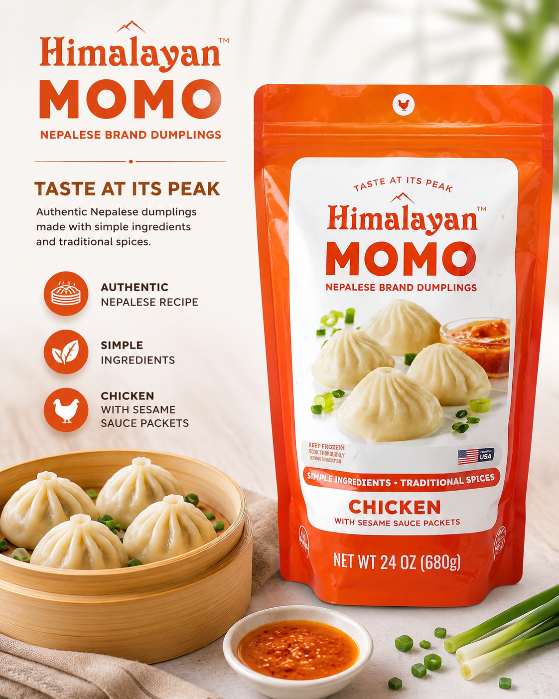 Himalayan Momo-680gm