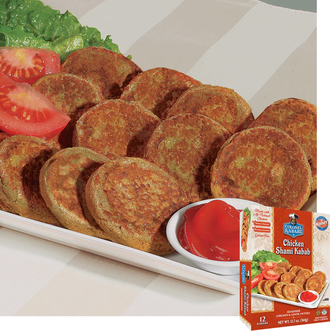 Beef Shami Kababs(Frozen)-12PC -NYC