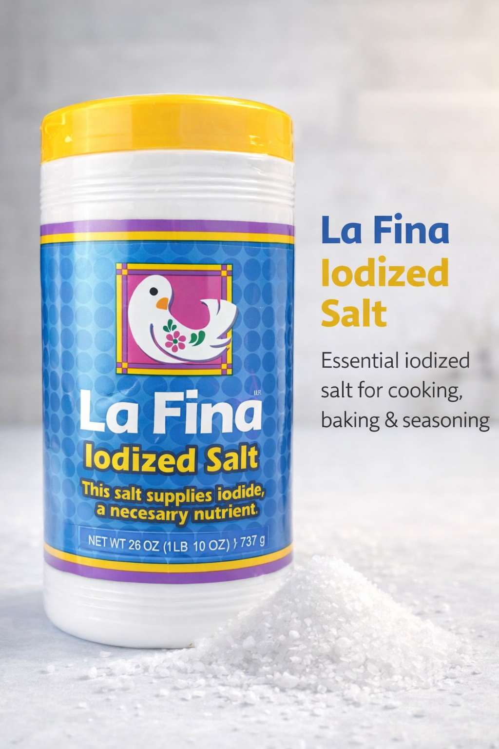 La Fina Iodized Salt-737 gm