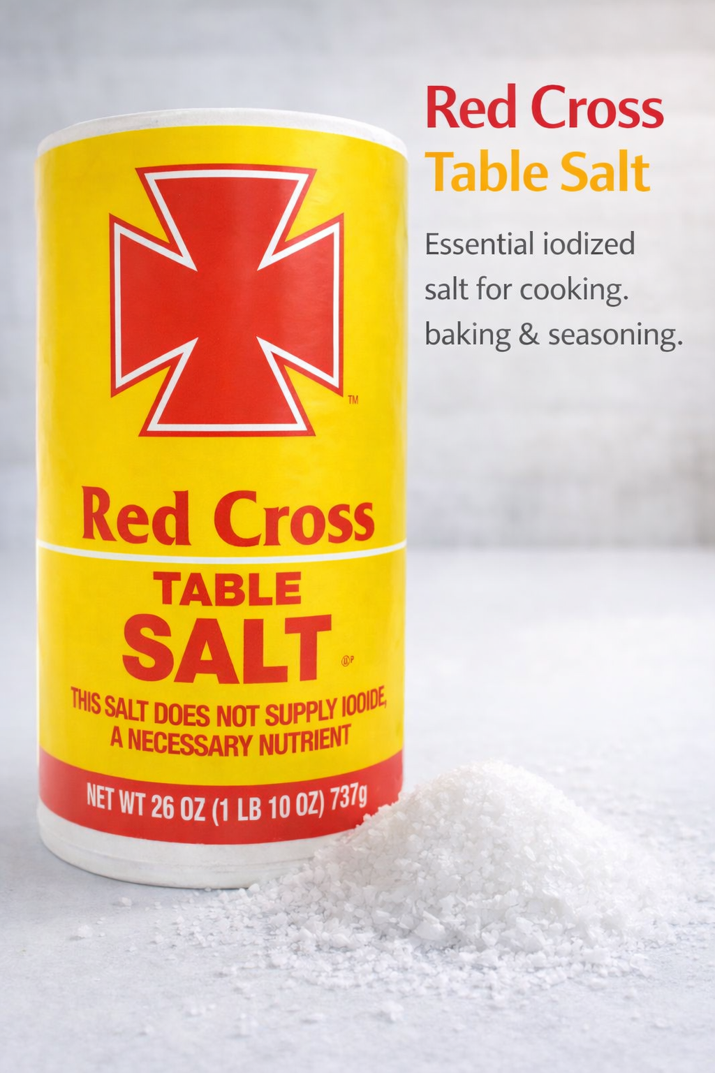 Red Cross Table Salt-737gm