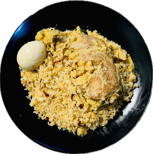 Morog Polao (generous 1 serving)