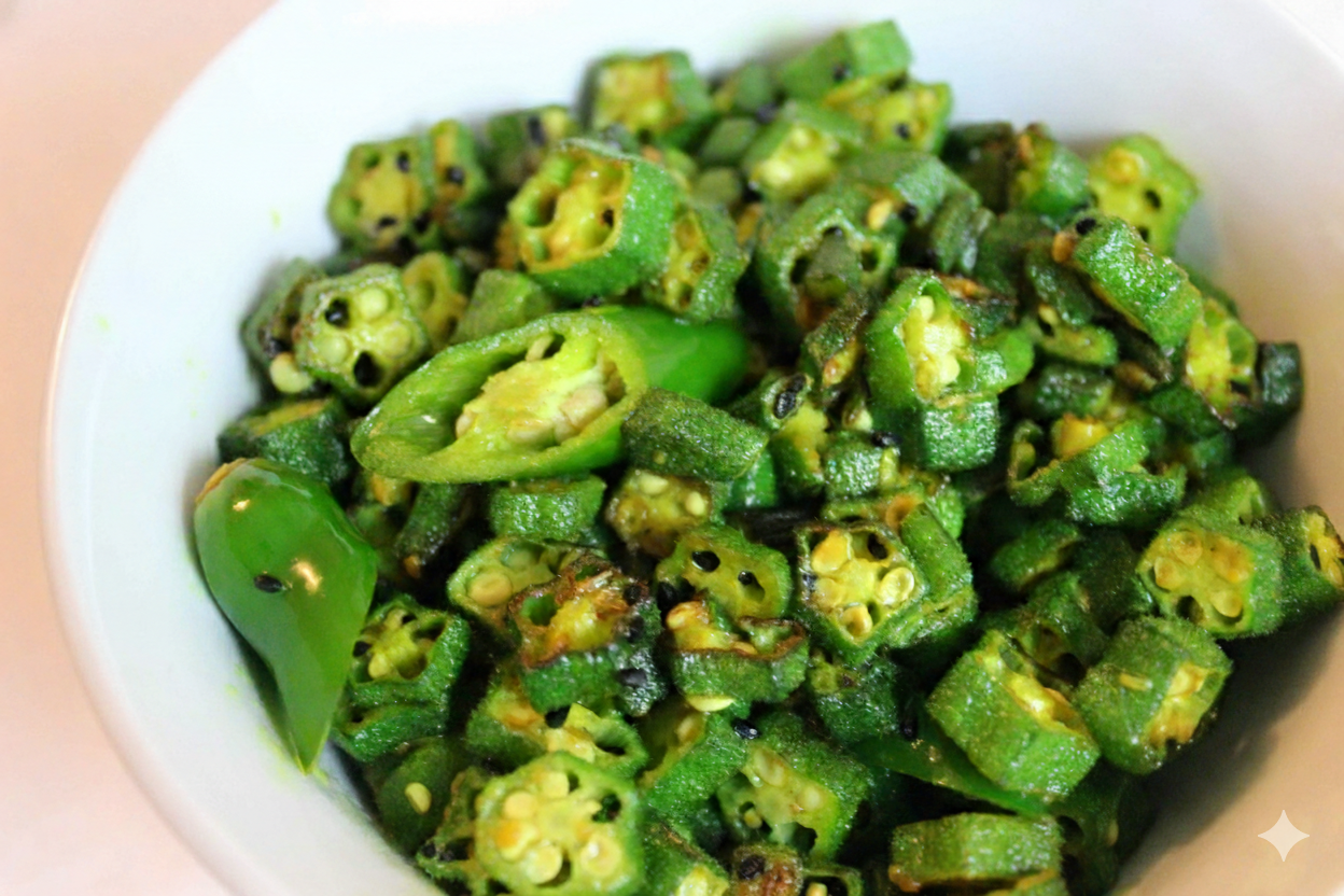 Bhendi Bhaji (Okra) (3 generous servings) -NYC