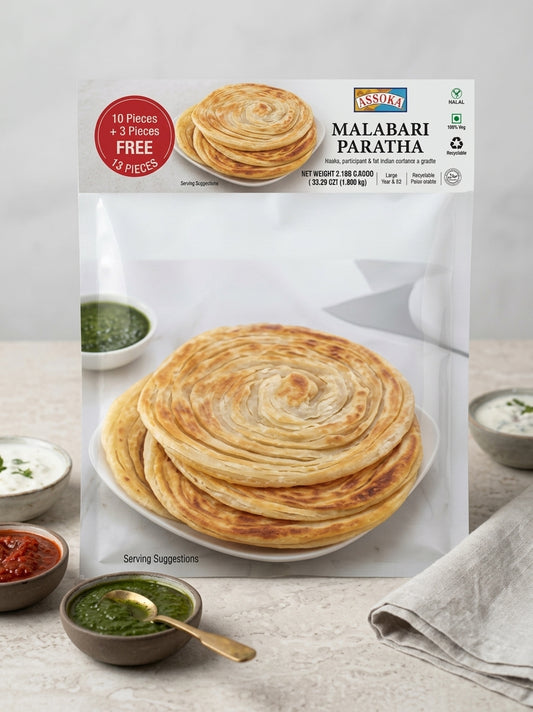 Malabari Paratha (Frozen)-13pc