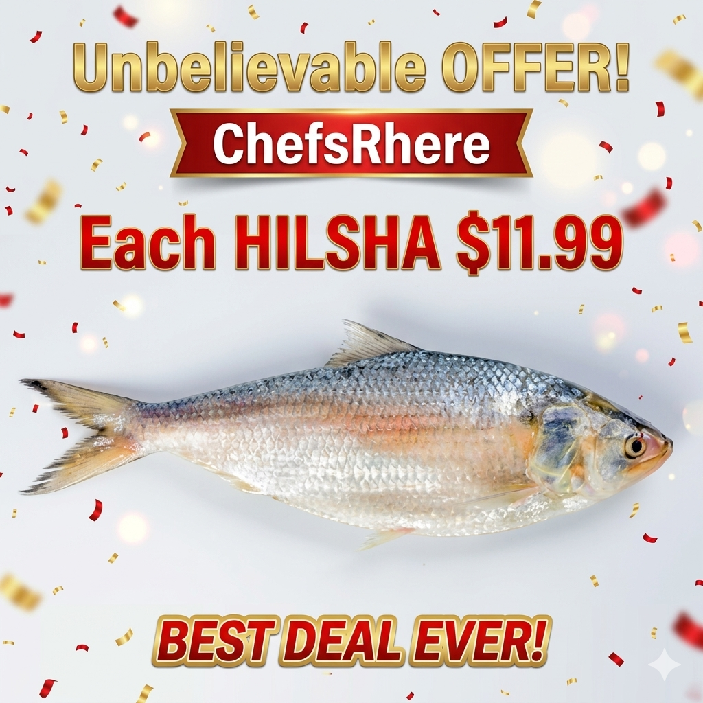Hilsha for $11.99 – Hilsha (Ilish) Fish 500/800gm