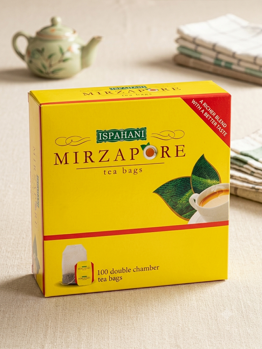 Ispahani Mirzapore Double Chamber Tea Bags-200gm-(100 bags)