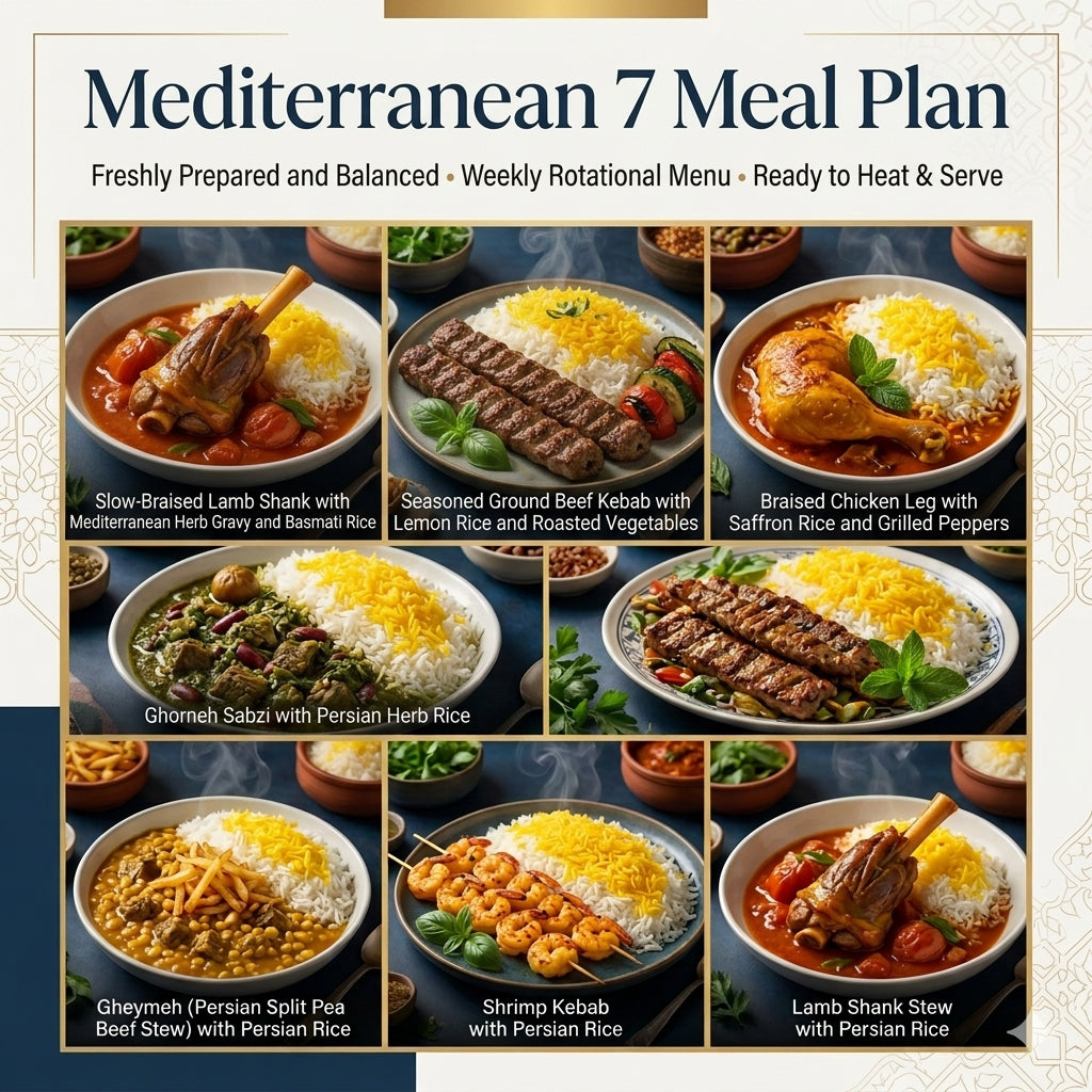 Mediterranean 7 Meal Preset Box