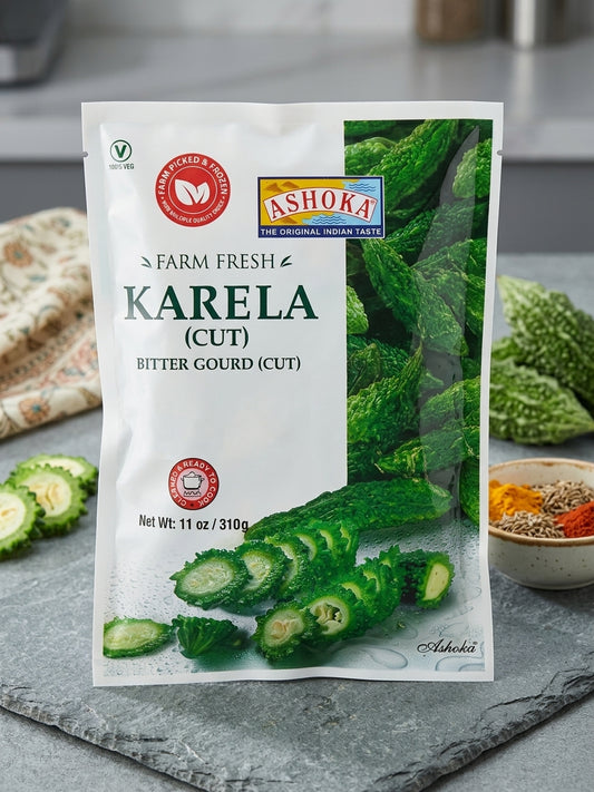Karela (Frozen)(Cut)(Ashoka Brand)-310gm
